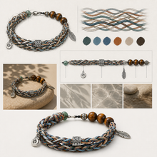 Load image into Gallery viewer, Threads of Return | Cord & Charm Bracelet
