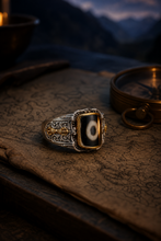 Load image into Gallery viewer, The Watchful Eye ring — close view
