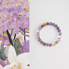 Load image into Gallery viewer, Violet Afterglow bracelet — close view

