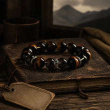 Load image into Gallery viewer, The Watchful Ember | Eye-Center Beaded Bracelet
