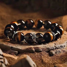 Load image into Gallery viewer, The Watchful Ember | Eye-Center Beaded Bracelet
