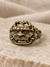Load image into Gallery viewer, Tibetan Snow Lion Ring | A Symbol of Steady Courage
