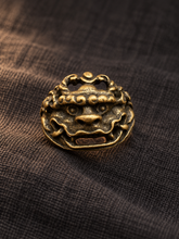 Load image into Gallery viewer, Tibetan Snow Lion Ring | A Symbol of Steady Courage
